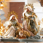 Presépio Família Sagrada Holy Decoração